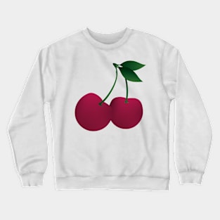 Sweet cherry fruit strawberry gift cherry tree Crewneck Sweatshirt